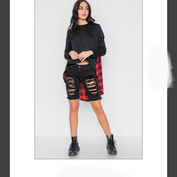 💞High/Low knit Top - Picture 3 of 5